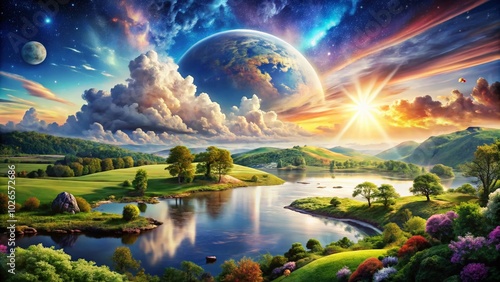 Stunning Images of New Heaven and New Earth: Inspiring Landscapes and Celestial Views for Spiritual and Nature