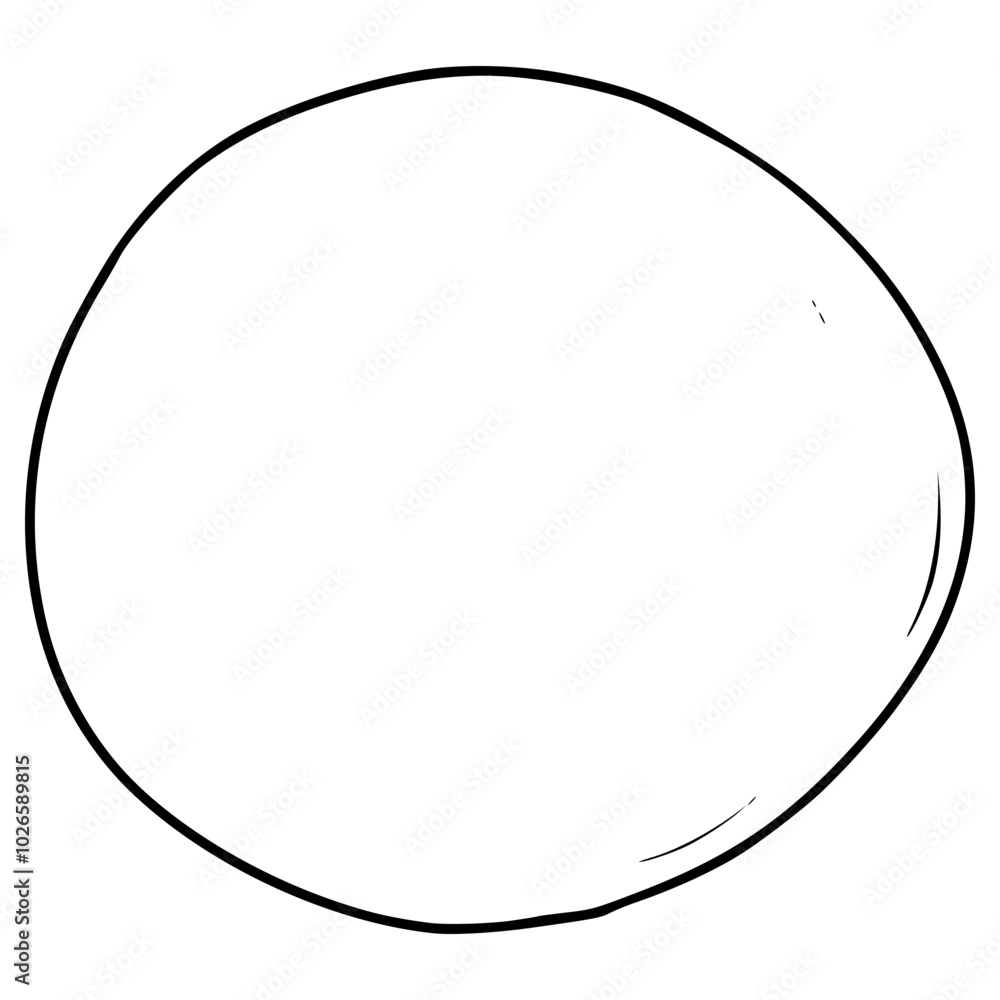 circle doodle illustration hand drawn outline vector circle doodle illustration hand drawn outline vector