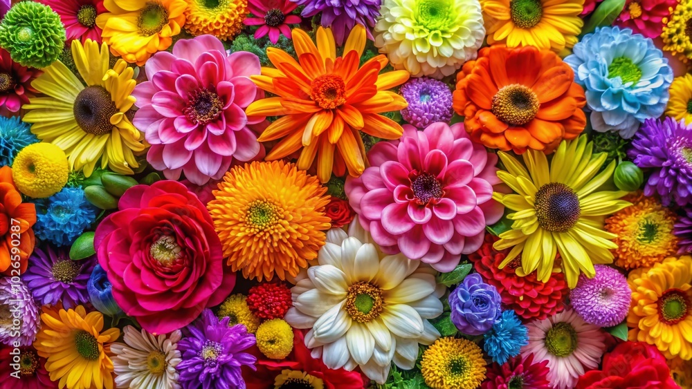 Vibrant Groovy Flowers in a Colorful Pattern Perfect for Home Decor and Creative Projects Vibrant Groovy Flowers in a Colorful Pattern Perfect for Home Decor and Creative Projects