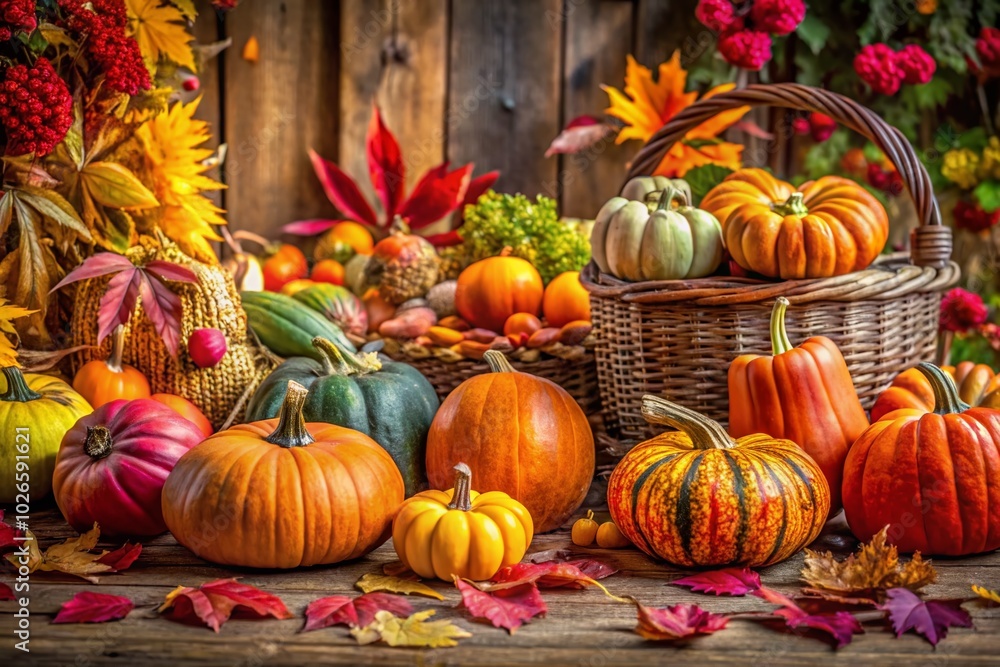 Vibrant Pumpkin Autumn Display: Celebrate Fall with Colorful Pumpkins, Leaves, and Harvest Decor for a Cozy Seasonal Vibrant Pumpkin Autumn Display: Celebrate Fall with Colorful Pumpkins, Leaves, and Harvest Decor for a Cozy Seasonal