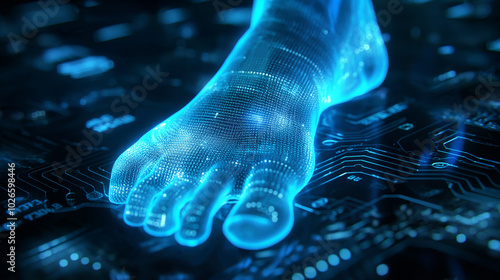 Digital Footprint on Circuit Board: Technology and Data