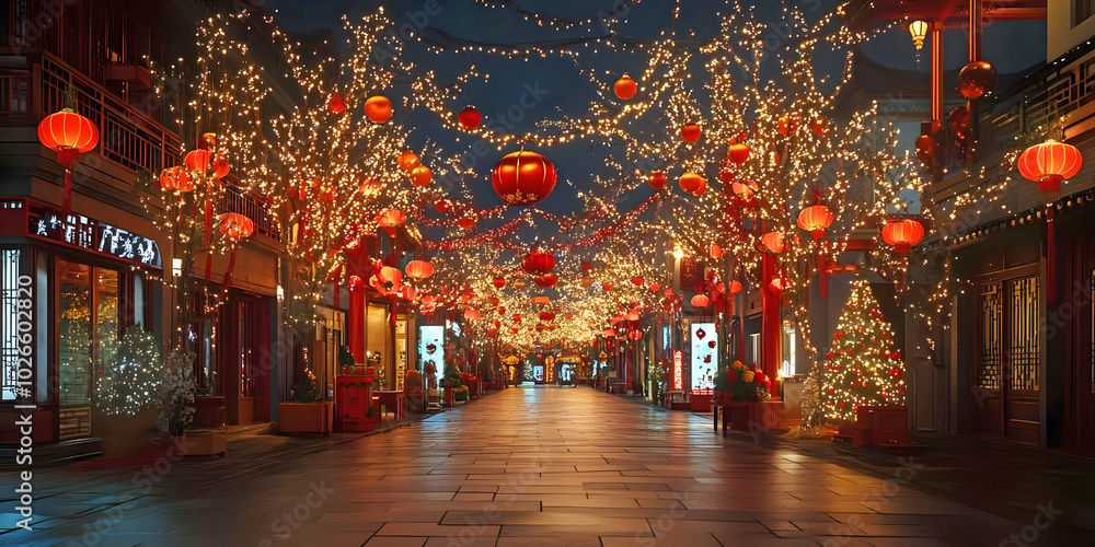 chinese new year decoration, ai generated. chinese new year decoration, ai generated.