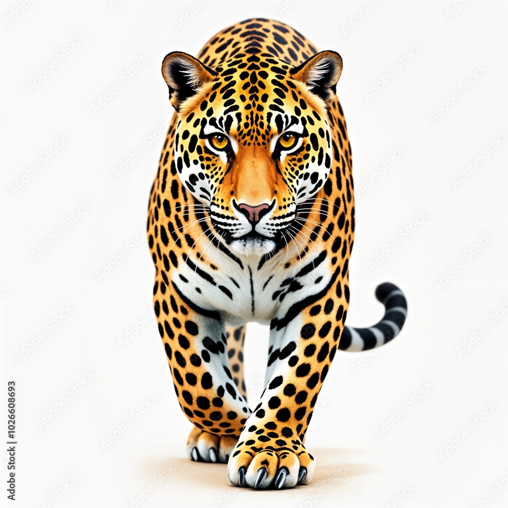 Fototapeta premium tiger isolated on black background