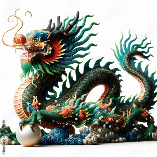 Wallpaper Mural dragon statue in chinese temple Torontodigital.ca