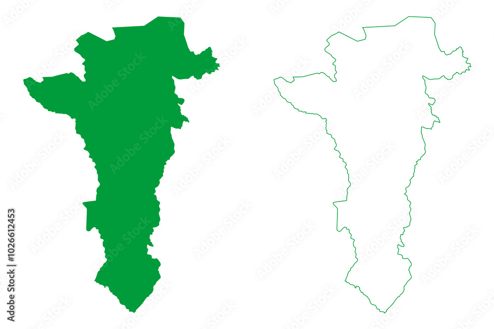 Ubaira municipality (Bahia state, Municipalities of Brazil, Federative Republic of Brazil) map vector illustration, scribble sketch Ubaira map Ubaira municipality (Bahia state, Municipalities of Brazil, Federative Republic of Brazil) map vector illustration, scribble sketch Ubaira map