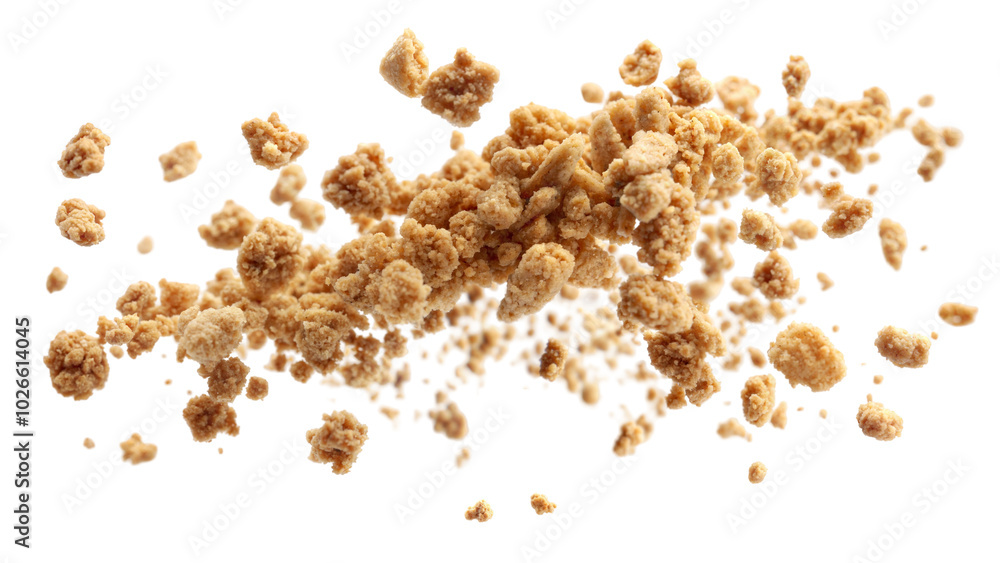 Crispy cereal flakes, isolated on transparent or white background. Crispy cereal flakes, isolated on transparent or white background.