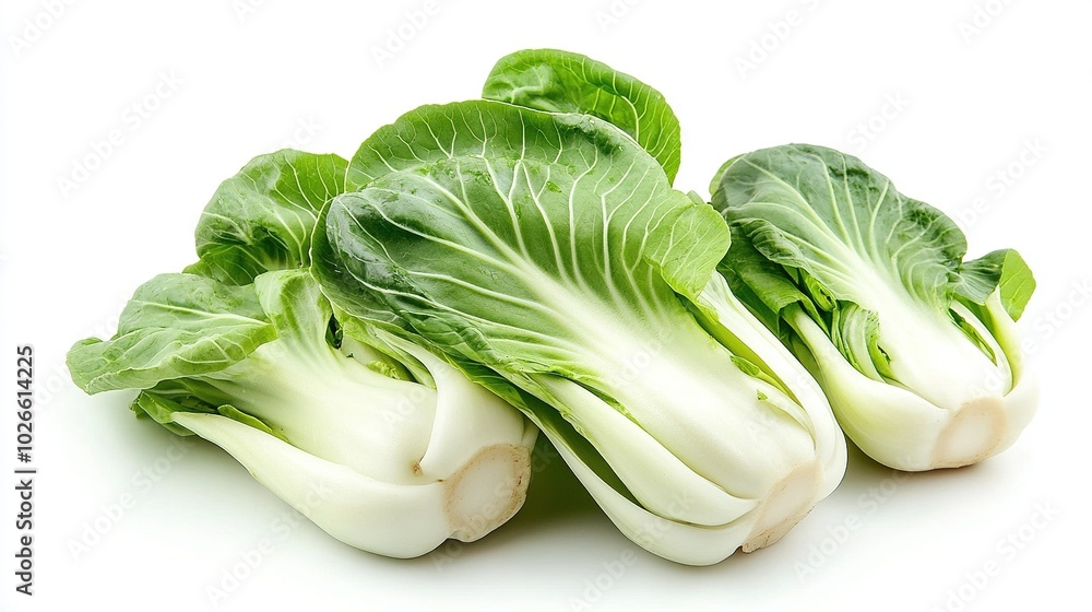 Bok Choy isolated on white background Bok Choy isolated on white background