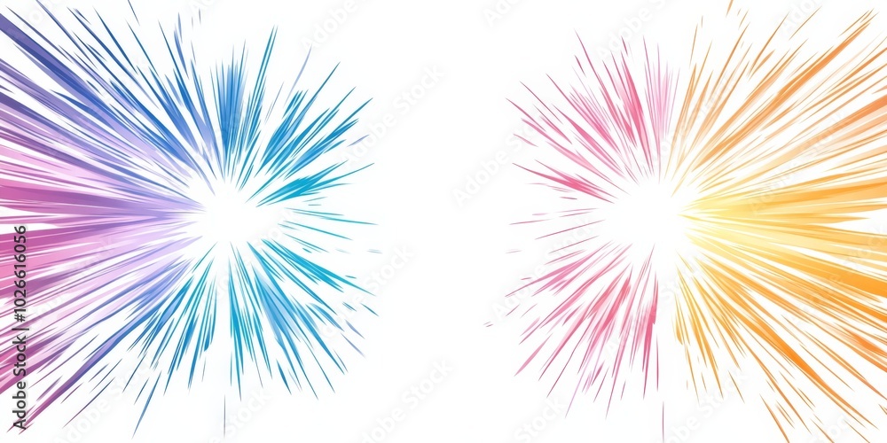 olorful radial lines in a comic style background, designed for manga action and speed effects olorful radial lines in a comic style background, designed for manga action and speed effects