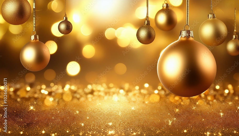 surreal golden background, Christmas surreal golden background, Christmas