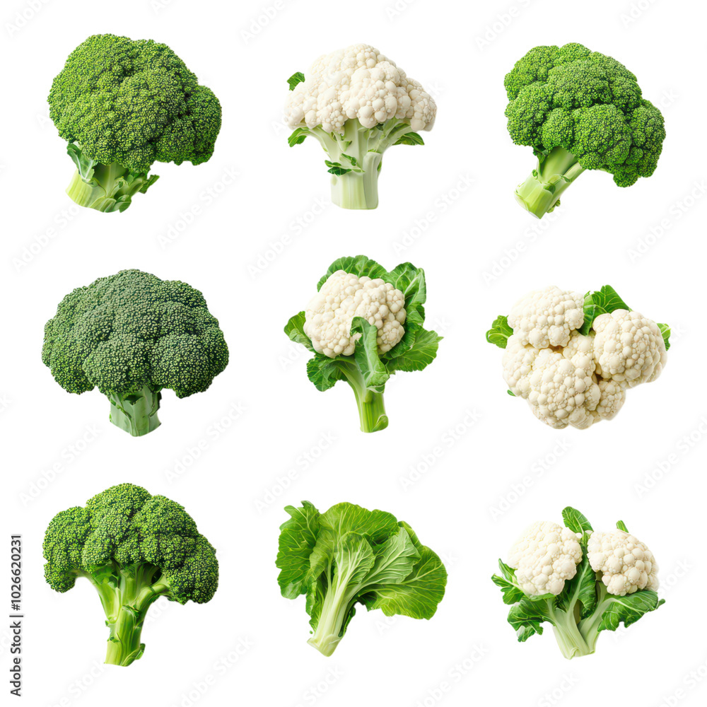 Top View Collection of Fresh Broccoli: A Vibrant Display of Healthy Green Vegetables Top View Collection of Fresh Broccoli: A Vibrant Display of Healthy Green Vegetables