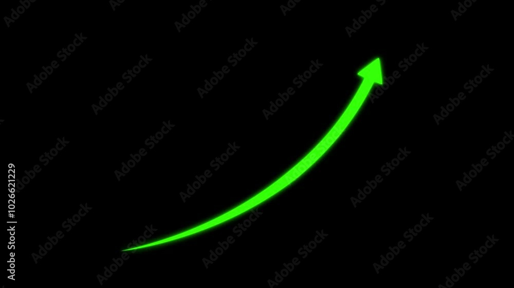 Business rising arrow animation, success concept. Profit growing icon animation. Business growth arrow and graph chart animation. Business rising arrow animation, success concept. Profit growing icon animation. Business growth arrow and graph chart animation.