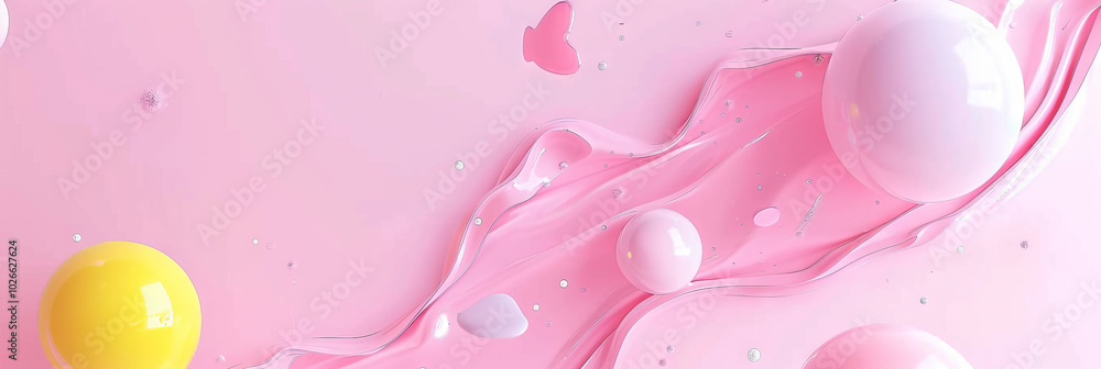Pops of Pink: A pastel pink abstract background with pops of color, perfect for creating a feminine and inviting school setting. Pops of Pink: A pastel pink abstract background with pops of color, perfect for creating a feminine and inviting school setting.