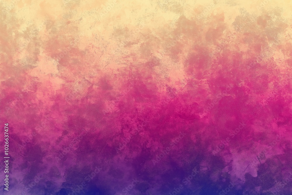 Fototapeta premium Abstract background featuring a gentle caramel-colored gradient with subtle texture and minimal patterns in white and fuchsia