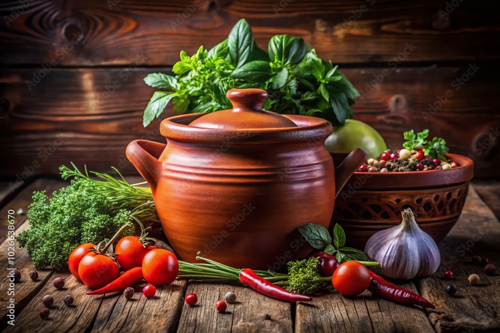 Enhance your home with this traditional clay pot, perfect for rustic decor and essential for a natural living kitchen environment. Embrace timeless Enhance your home with this traditional clay pot, perfect for rustic decor and essential for a natural living kitchen environment. Embrace timeless