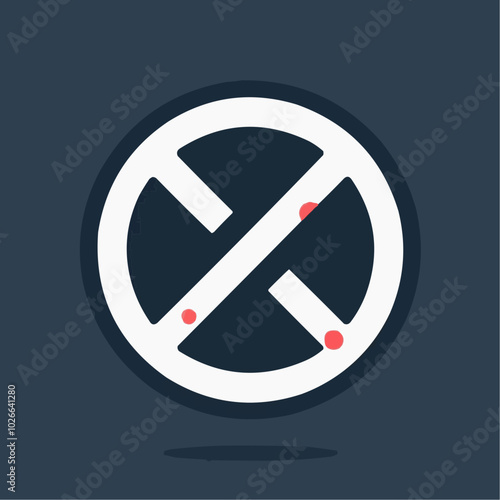 Block icon, unavailable icon