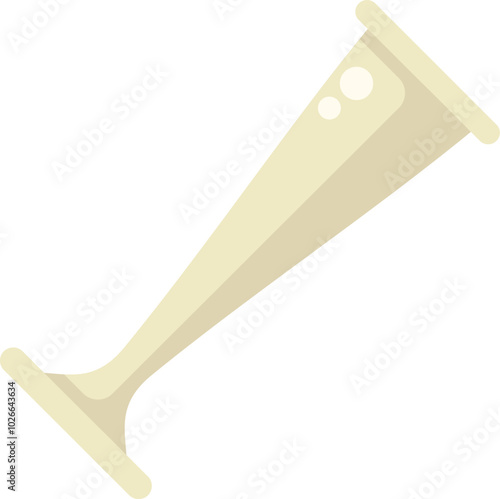Medical vaginal speculum spreading instrument gynecology icon in flat style isolated on white background