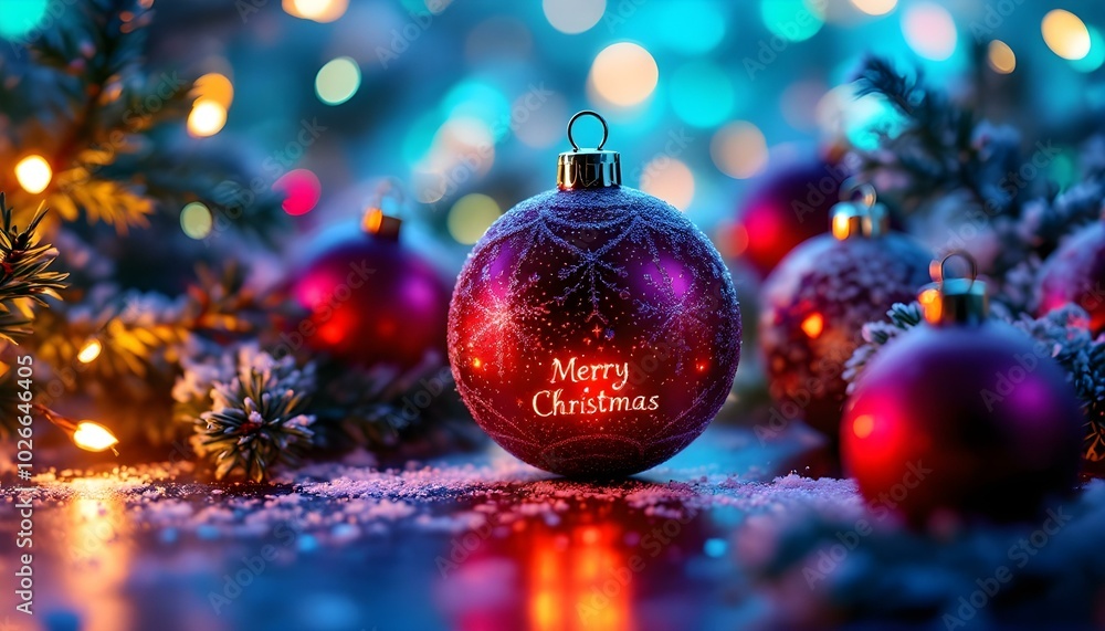 Obraz premium Merry Christmas 