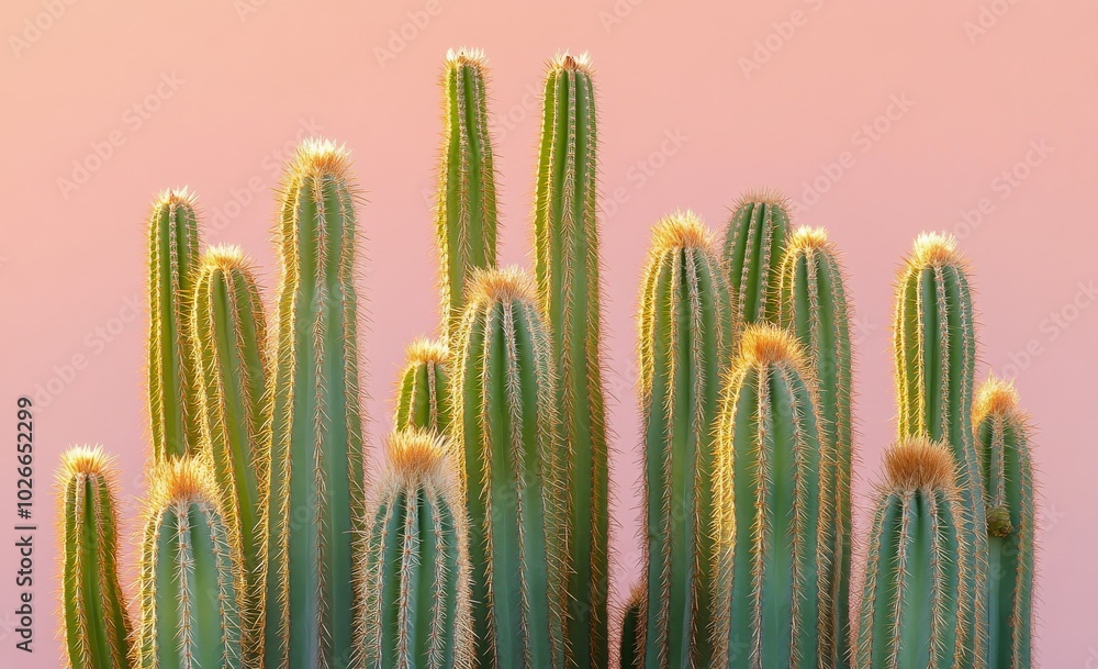 Prickly pear cactus with heart shaped pads thriving in a sunny garden setting Prickly pear cactus with heart shaped pads thriving in a sunny garden setting