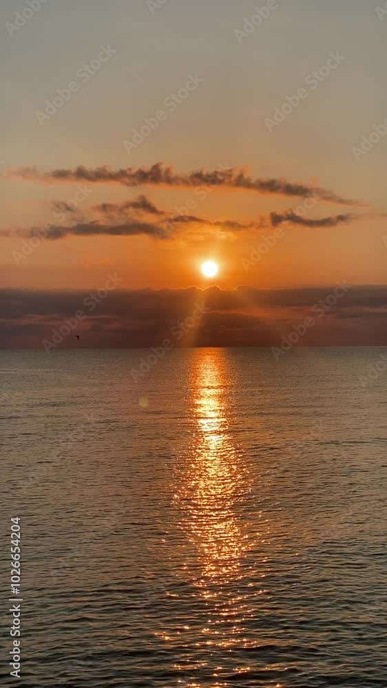 sunset over the sea sunset over the sea