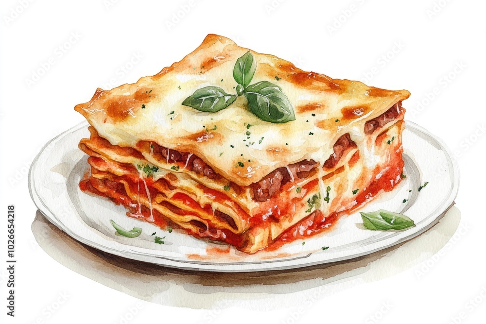 Italian Home-cooked Delight: Mouthwatering Lasagna with Ripe Tomatoes and Melting Cheese Italian Home-cooked Delight: Mouthwatering Lasagna with Ripe Tomatoes and Melting Cheese