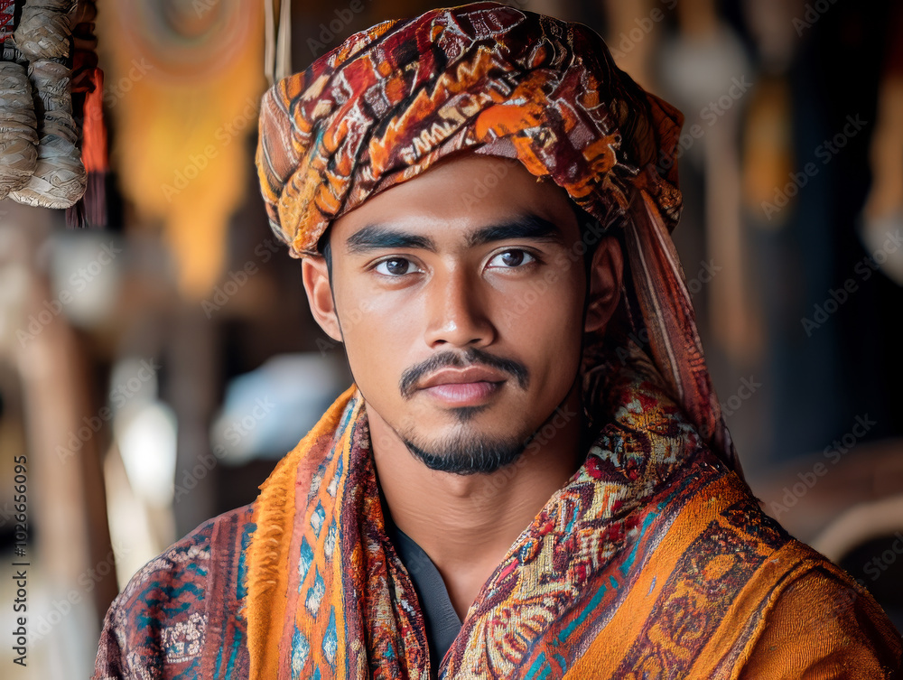 Man in Traditional Costume Man in Traditional Costume