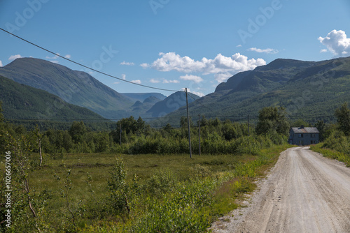 Landschaft bei Storslett, Norwegen