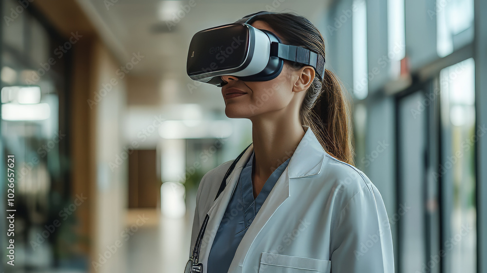 Doctor with VR Headset Doctor with VR Headset