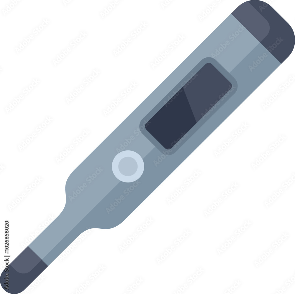 Digital medical thermometer isolated on white background showing temperature on display, healthcare and medical equipment for measuring fever Digital medical thermometer isolated on white background showing temperature on display, healthcare and medical equipment for measuring fever