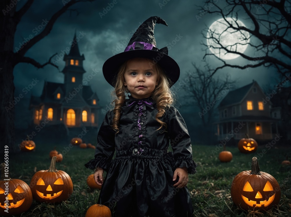 Halloween lights twinkle with festive cheer Halloween lights twinkle with festive cheer
