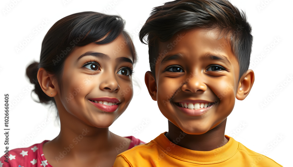 sister and brother isolated with white highlights, png sister and brother isolated with white highlights, png