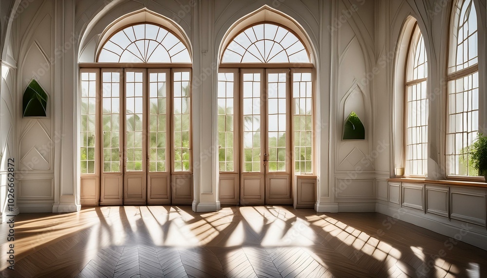 Realistic and minimalist blurred natural light windows shadow overlay on wall paper texture Realistic and minimalist blurred natural light windows shadow overlay on wall paper texture