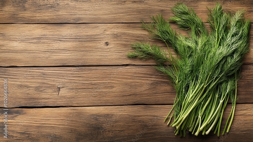Dill cut on a table. Dill cut on a table.