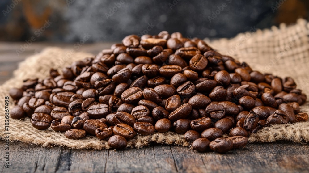 Coffee on wood Coffee on wood