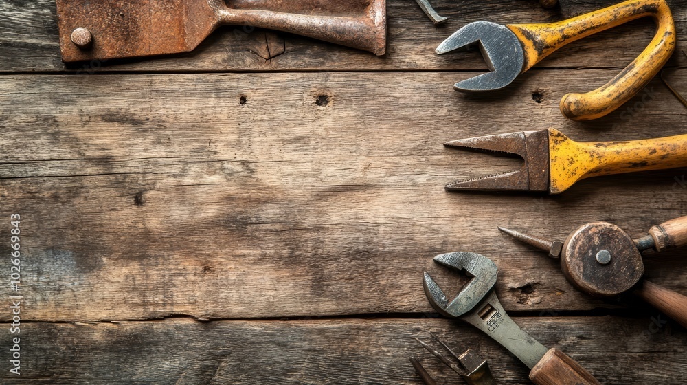 Antique tools. Antique tools.