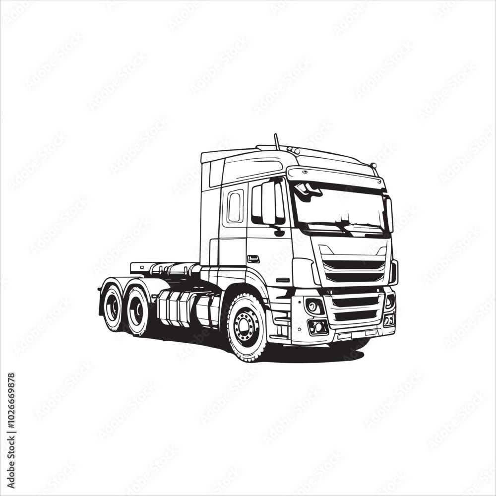 truck isolated on white background truck isolated on white background