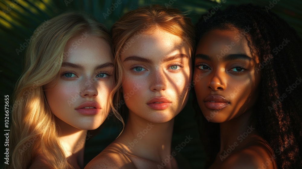 Empowering Diversity: Realistic High-Quality Product Photography of Diverse Women in Minimal Fashion Against Simplistic Background Empowering Diversity: Realistic High-Quality Product Photography of Diverse Women in Minimal Fashion Against Simplistic Background