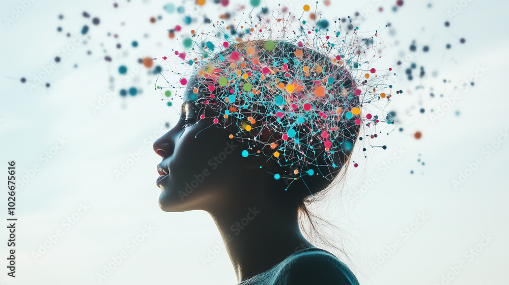 Exploring the Vibrant Connections Within a Neurodivergent Mind, Showcasing the Beauty of Diversity in Thought and Experience