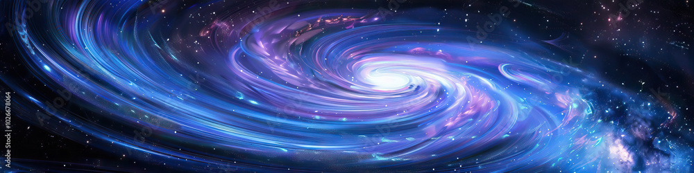 Swirling Galaxy (in deep space blues and purples) Swirling Galaxy (in deep space blues and purples)
