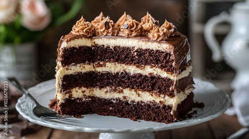 A German chocolate cake