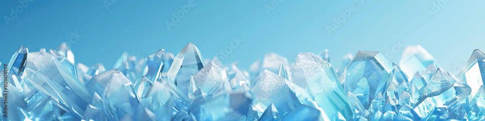 Frosty Crystals (in icy blue and white) Frosty Crystals (in icy blue and white)