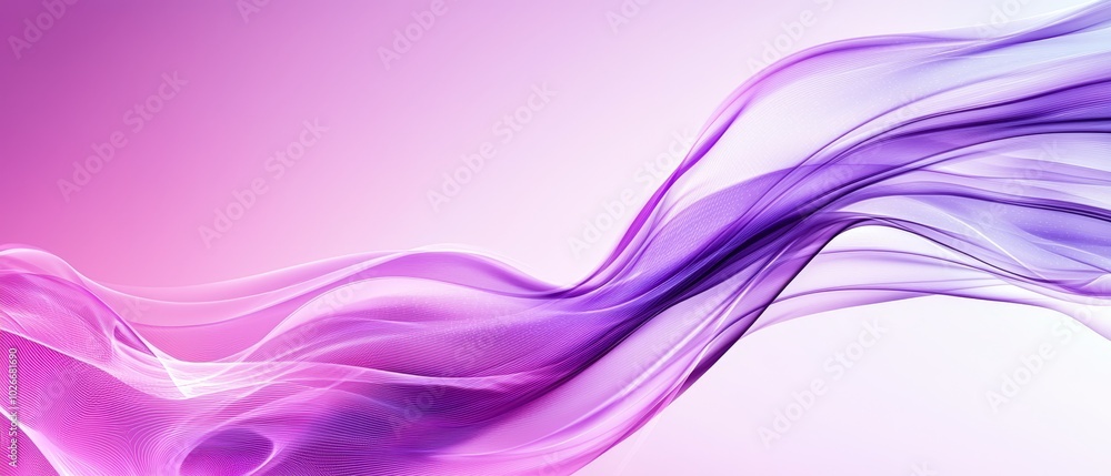 A tight shot of a pink-purple wave against a white backdrop, backed by a pink-purple background A tight shot of a pink-purple wave against a white backdrop, backed by a pink-purple background
