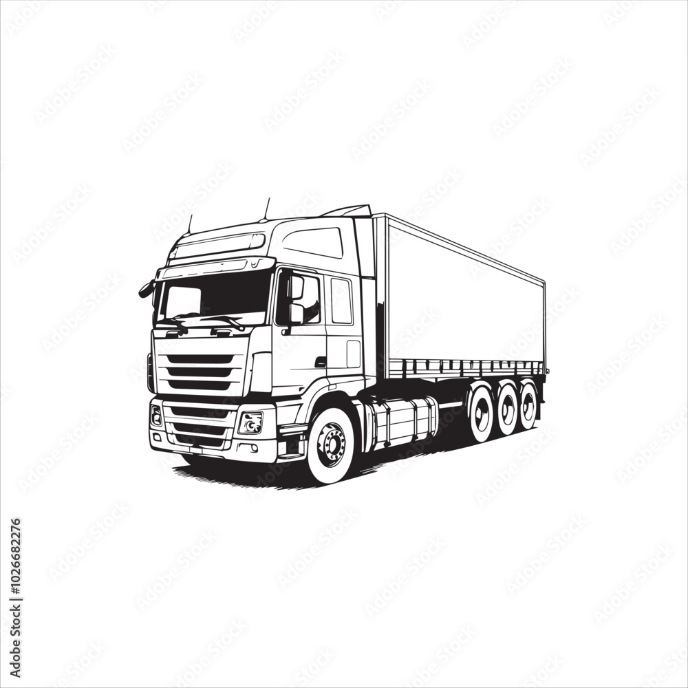 truck isolated on white truck isolated on white