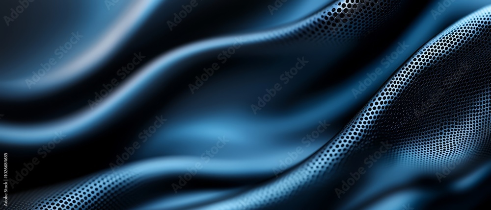 A black and blue background with wavy lines Repeated three times A black and blue background with wavy lines Repeated three times