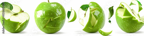 Green Apple Skin - Rolled-off Fruit Crash