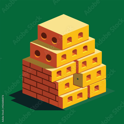 A Cheese Illustration with cute eyes, cheese tower, wedge, melting edges, riding a skateboard