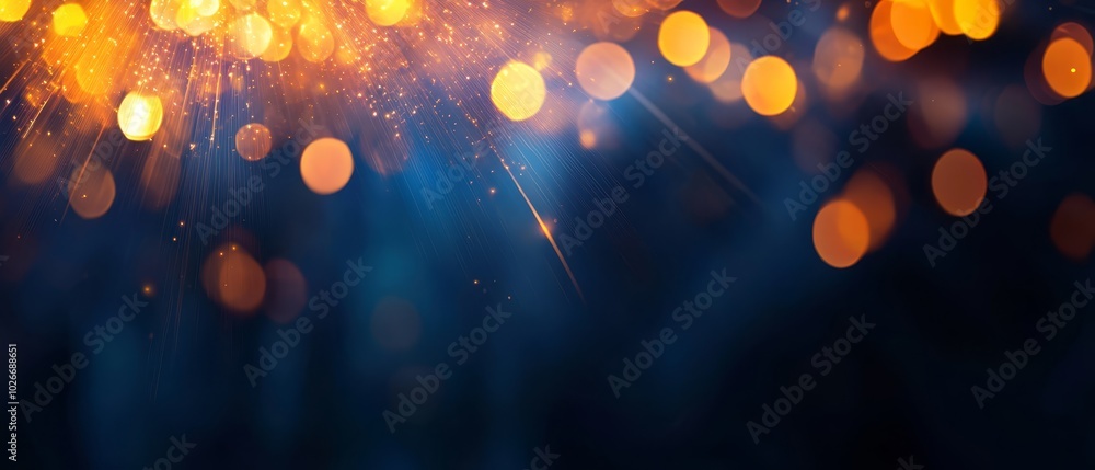 A crisp image of a multitude of lights in the night sky, with distinct lights in the foreground A crisp image of a multitude of lights in the night sky, with distinct lights in the foreground