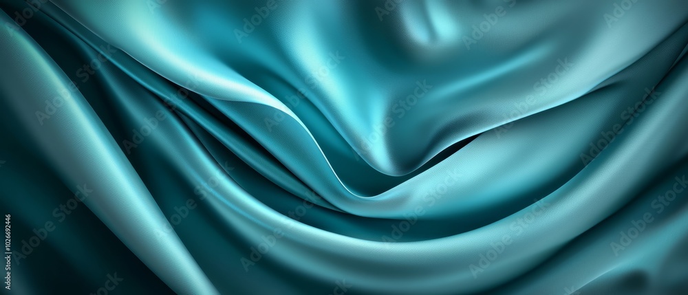 Fototapeta premium waves decorate top and bottom edges