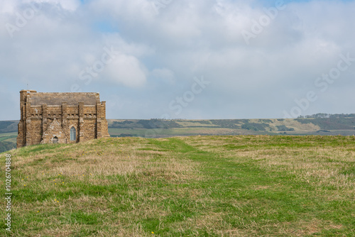 St Catherines Chapel on the Jurassic coast photo