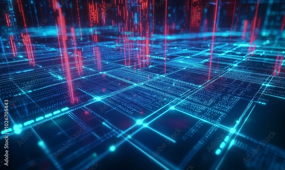 Futuristic Representation of Data in a Digital Environment Futuristic Representation of Data in a Digital Environment
