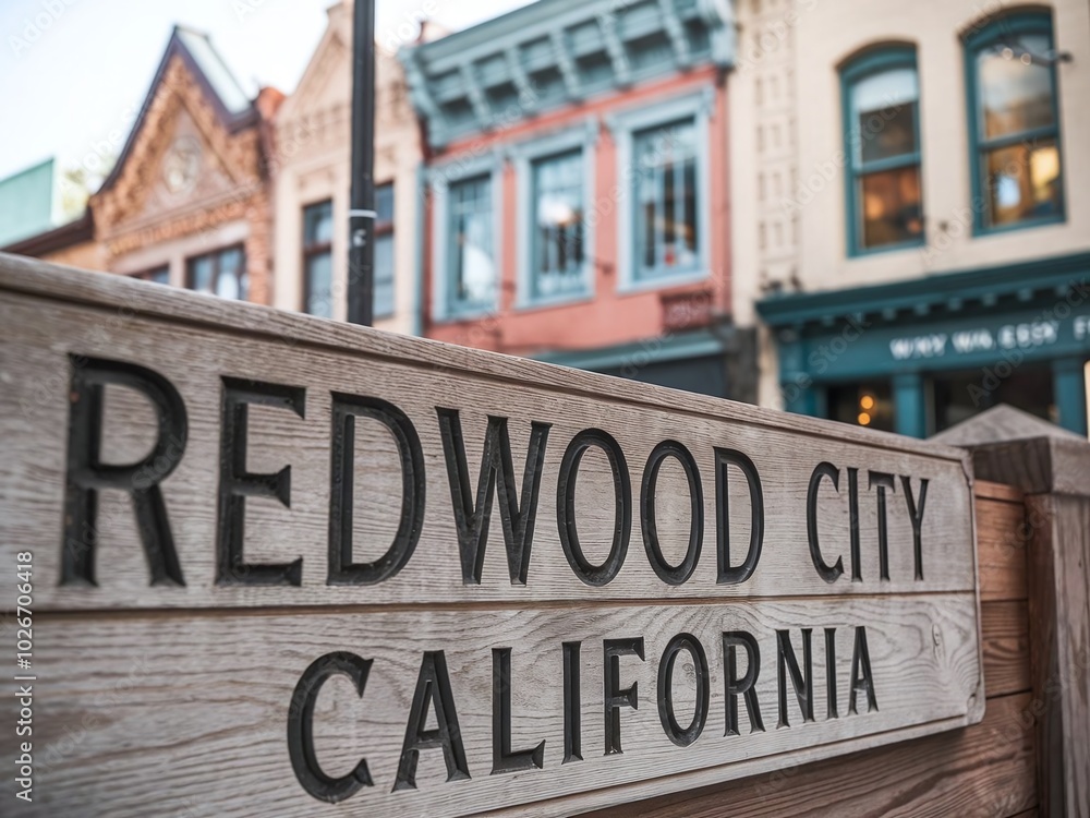 Fototapeta premium Redwood City California, Redwood City, California, Redwood City CA, RC CA